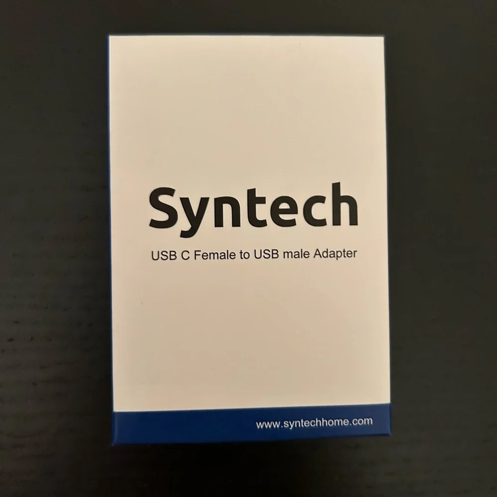 Syntech NIB USB C Female to USB Male Adapter Pack of 3